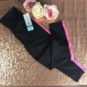 Ideology Pop Stripe High-Waist Leggings Size XS